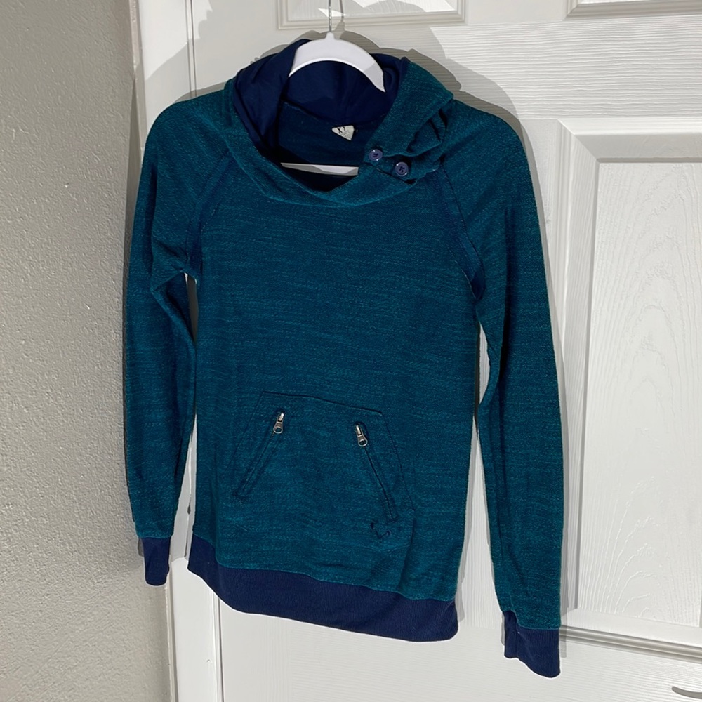 Roxy cowl neck hoodie with pockets